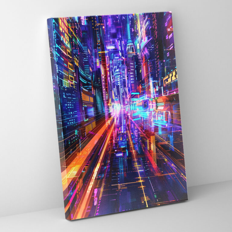Futurism Art Style Canvas Print - Futurism, Canvas Wall Art, Canvas, Home Decoration