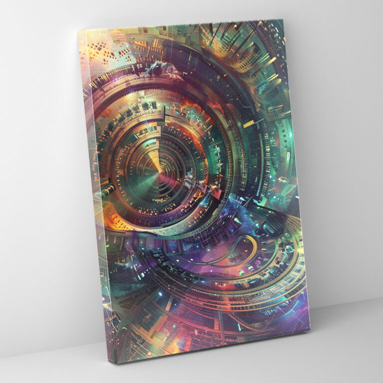 Futurism Art Style Canvas Print - Futurism, Canvas, Canvas Wall Art, Wall Decoration