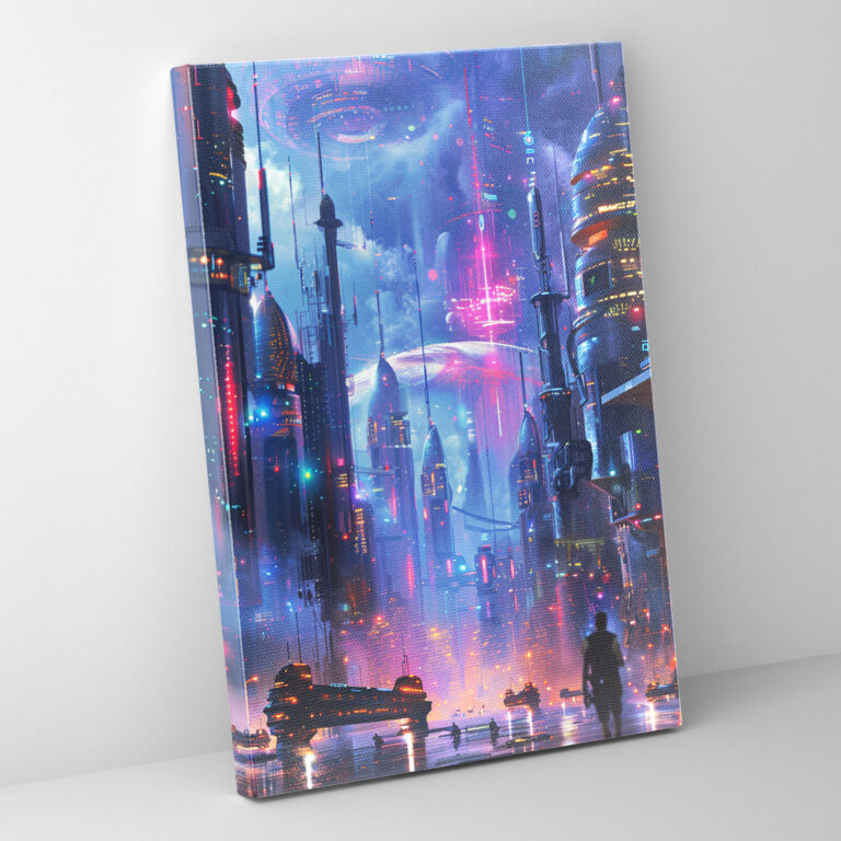Futurism Art Style Wall Art - Futurism, Canvas, Wall Decoration, Home Decoration