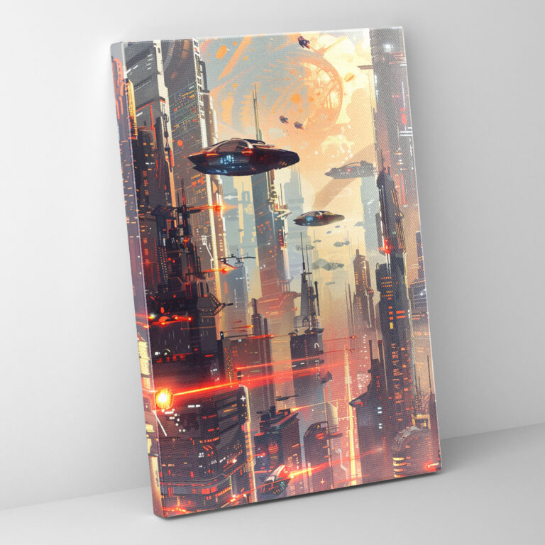 Futurism Art Style Wall Decoration - Futurism, Wall Decoration, Futurism Art Style, Canvas Wall Art