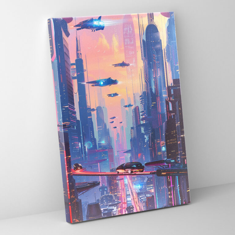 Futurism Art Style Wall Art - Futurism, Home Decoration, Canvas, Wall Art