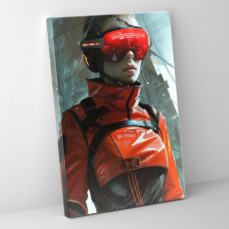 Futuristic Fashion Wall Art - Futurism, Canvas Wall Art, Home Decoration, Wall Art