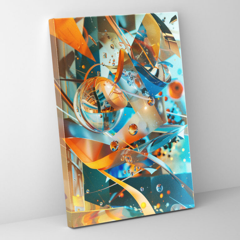 Futurism Art Style Wall Decoration - Futurism, Canvas Print, Canvas, Futurism Art Style