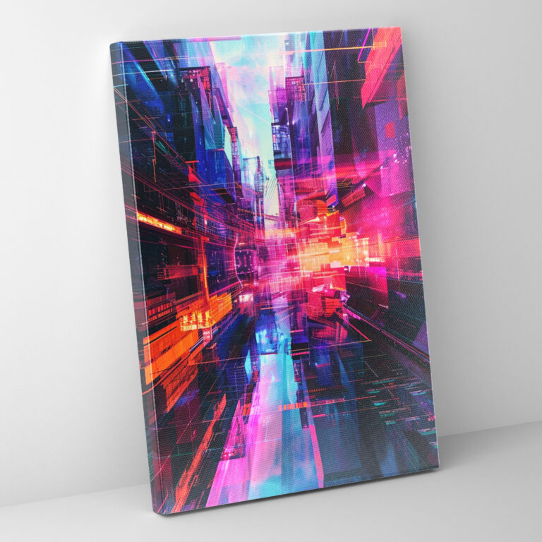 Futurism Art Style Canvas Print - Futurism, Canvas, Wall Art, Futurism Art Style