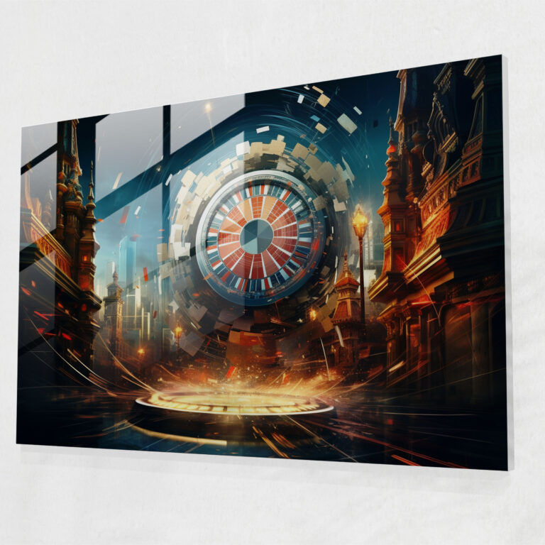 Gamble Modern Art - Gamble, Glass Art, Home Decoration, Modern Art
