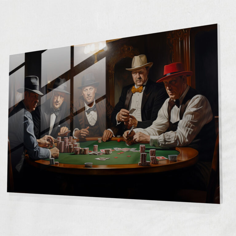 Gamble Wall Decoration - Gamble, Glass Print, Wall Decoration, Modern Art