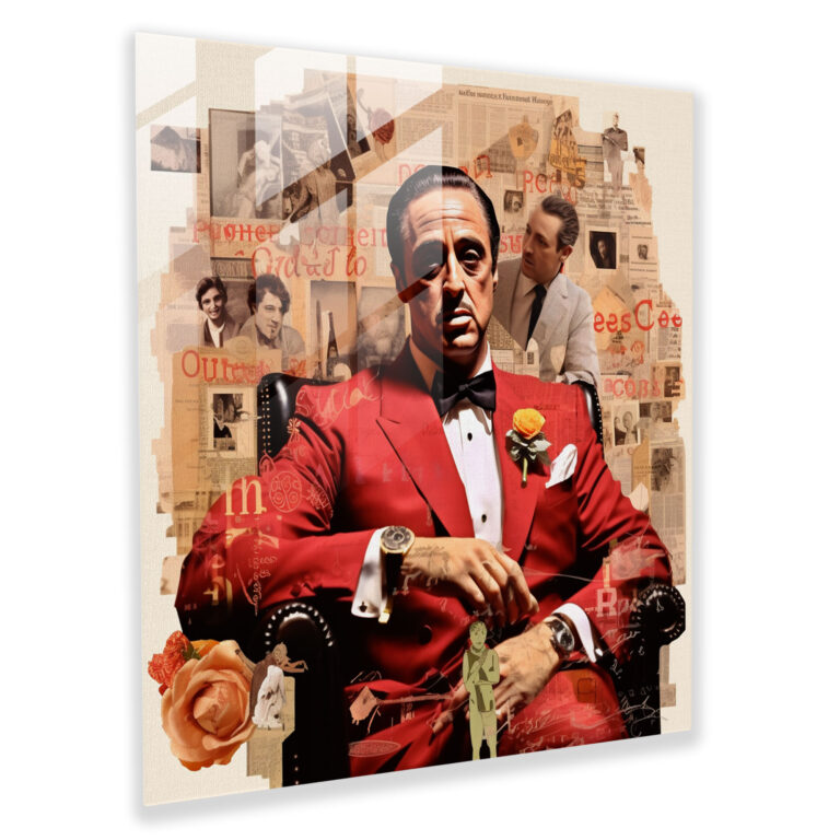 Godfather Glass Print - Godfather, Wall Decoration, Images, Stylish
