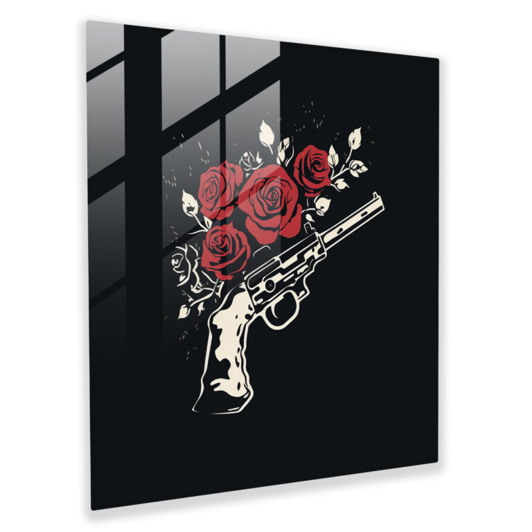 Godfather Glass Print - Godfather, Wall Decoration, Home Decoration, Graphic Design