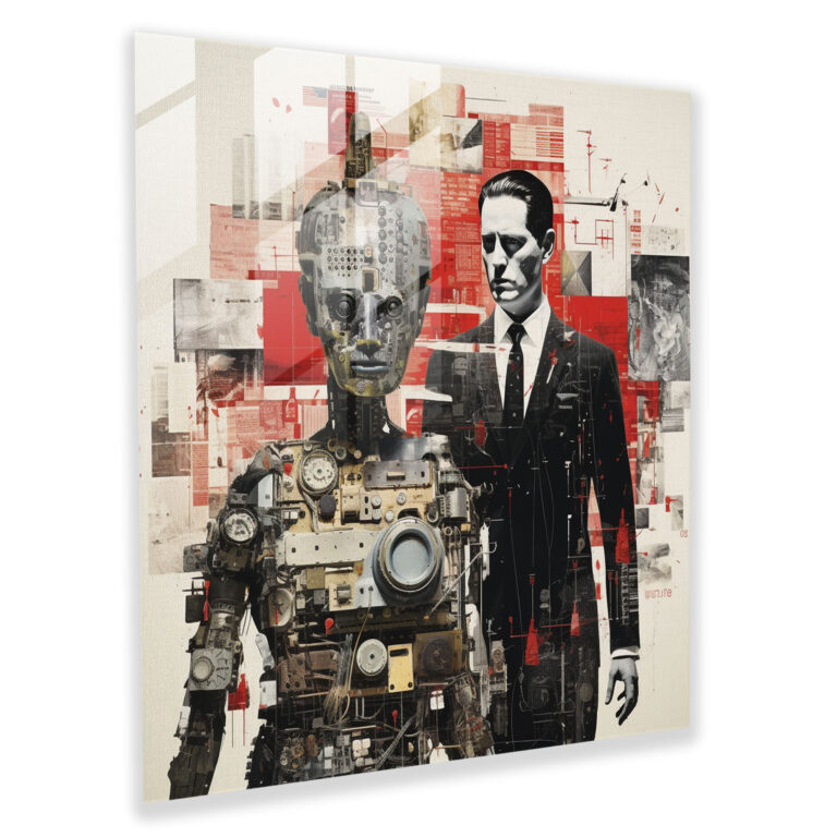 Godfather Glass Print - Godfather, Timeless Allure, Wall Decoration, Glass Art