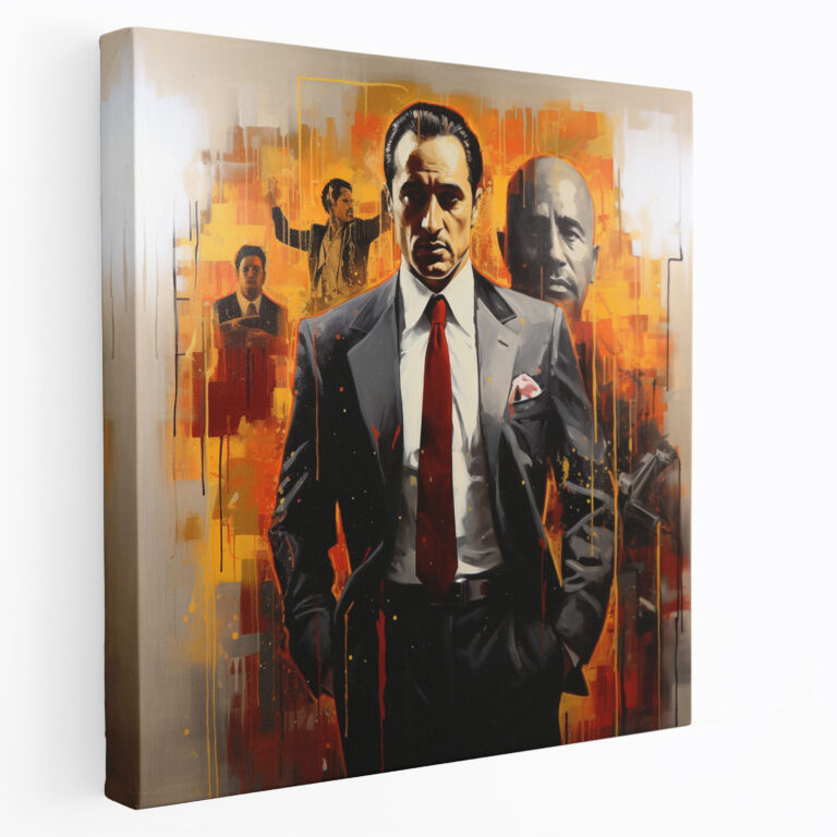 Godfather Contemporary Abstract Canvas Print - Godfather, Home Decoration, Canvas, Godfather