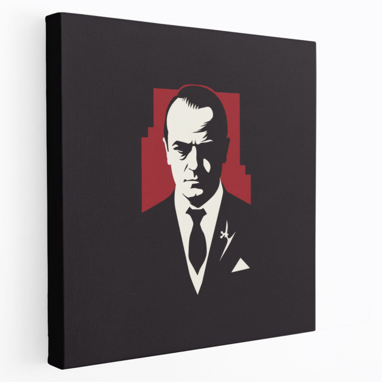 Godfather Minimalist Design Canvas Print - Godfather, Minimalist Design, Home Decoration, Wall Decoration