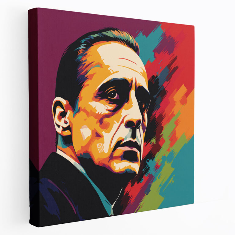 Godfather Canvas Print - Pop Art Godfather Quote Close-Up - Godfather, Pop Art, Wall Decoration, Canvas Print