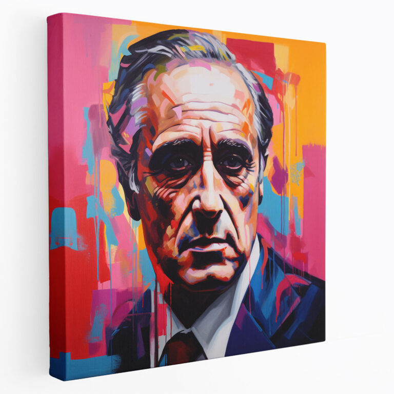 Godfather Modern Pop Art Canvas Print - Godfather, Canvas Print, Home Decoration, Modern Pop Art