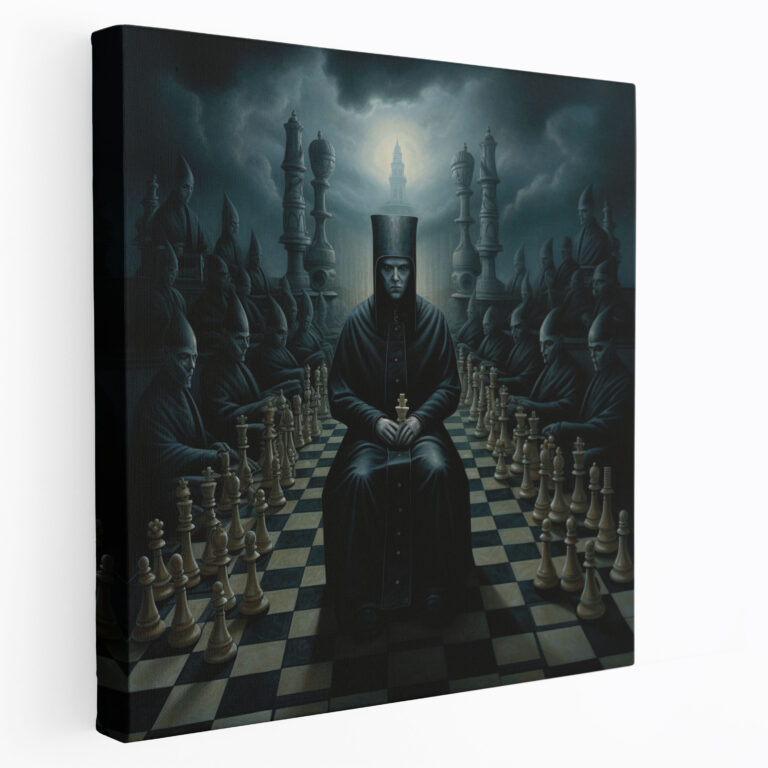 Godfather Canvas Print - Surrealistic Chessboard - Godfather, Canvas Wall Art, Wall Art, Canvas Print