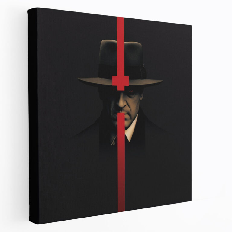 Godfather Canvas Print - Minimalist Modern Art - Godfather, Authority, Home Decoration, Canvas Print