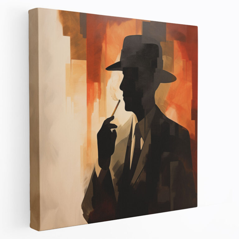 Godfather Abstract Modern Canvas Print - Godfather, Home Decoration, Wall Art, Premium Materials