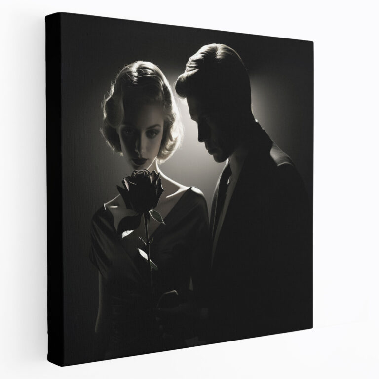 Godfather Film Noir Canvas Print - Godfather, Wall Decoration, Canvas Print, Wall Art