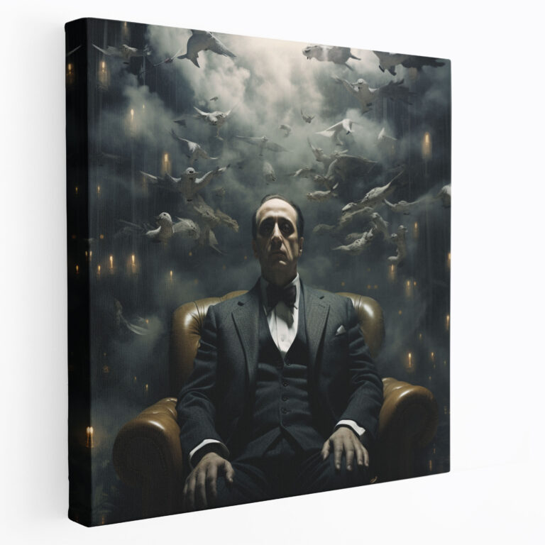 Godfather Canvas Print - Surrealistic Artwork - Godfather, Wall Art, Home Decoration, Dreamlike Decor
