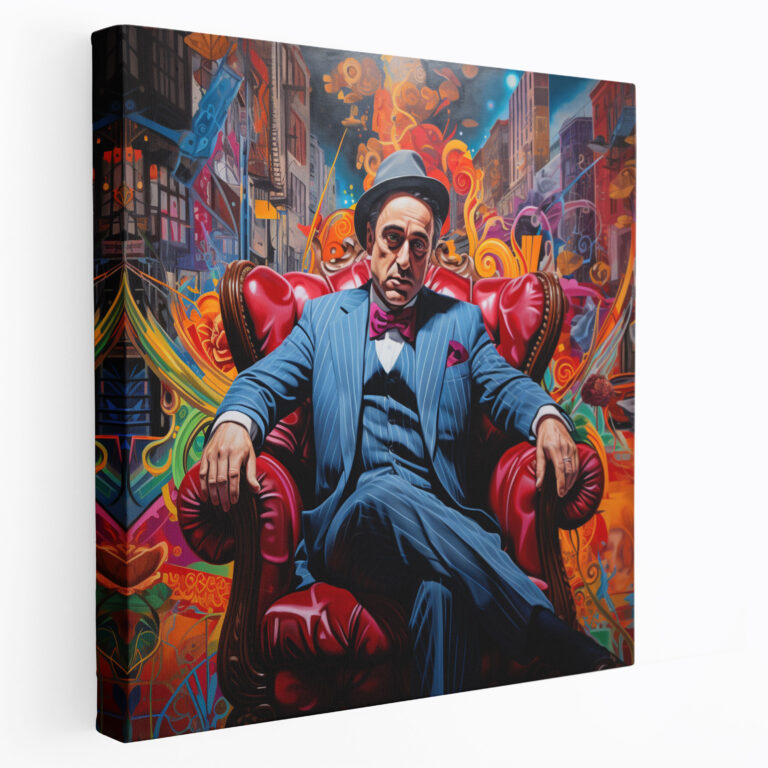 Godfather Graffiti Canvas Print - Godfather, Wall Art, Canvas Wall Art, Canvas