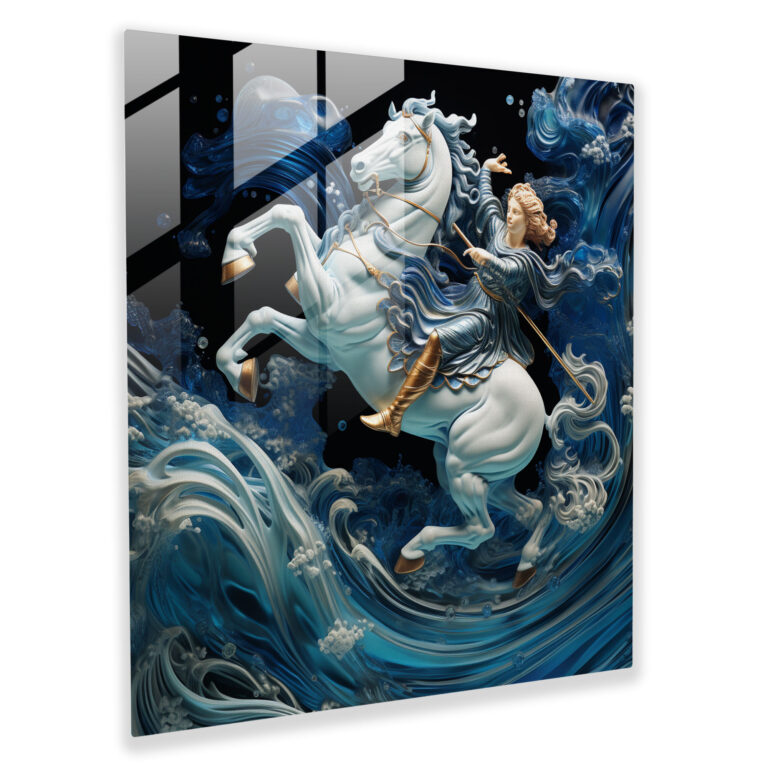 The Everlasting Odyssey Glass Wall Art - Enchanting Home Decoration