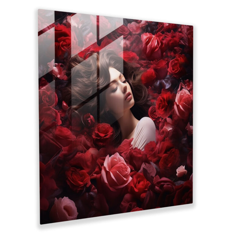 Captivating Contemporary Digital Art Glass Print