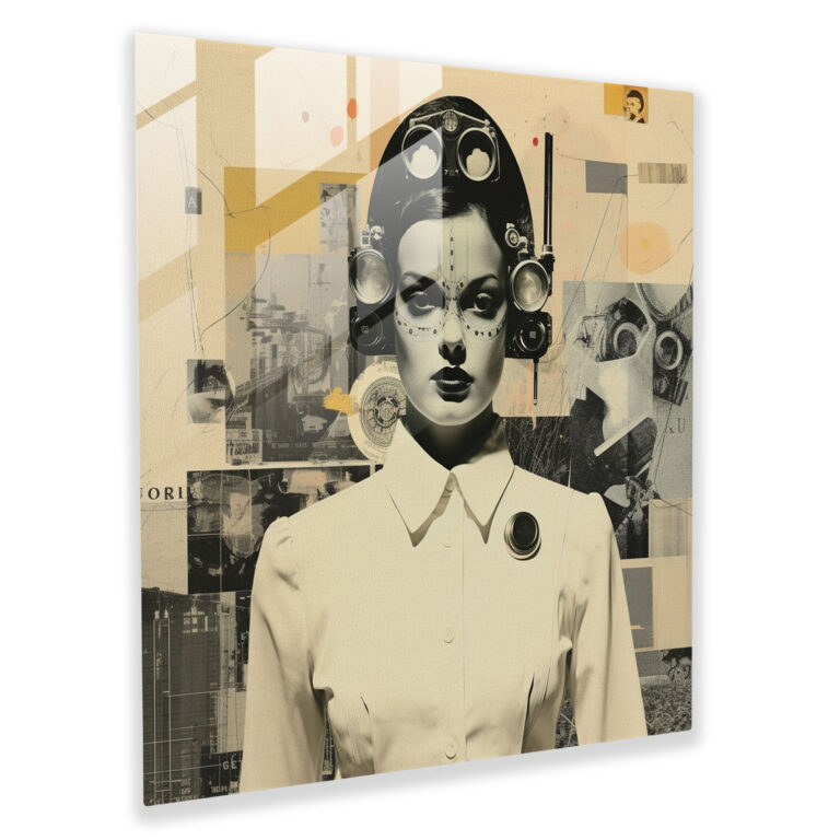 Eclectic Visions Glass Print