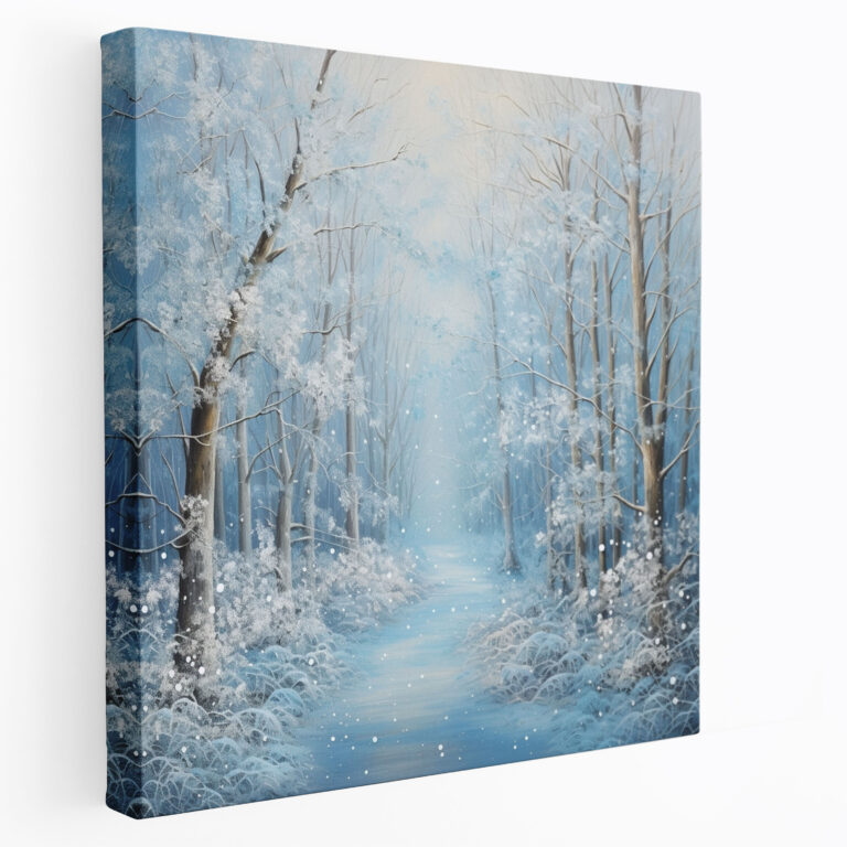 Glitter Winter Wonderland Canvas Print - Glitter, Frost, Winter Wonderland, Glitter
