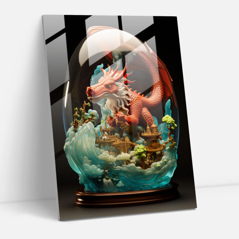 Fantasy Gnome Glass Wall Art - Gnome, Blend Of Fantasy, Glass Art, Glass Print