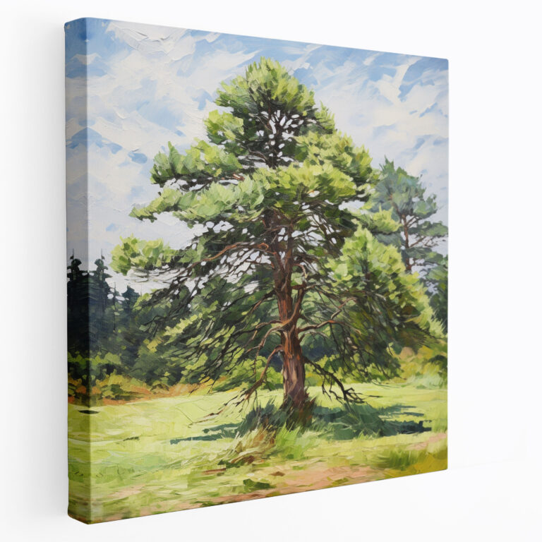 Green Pine Wall Art - Green Pine, Wall Decoration, Countryside, Breezy Meadow