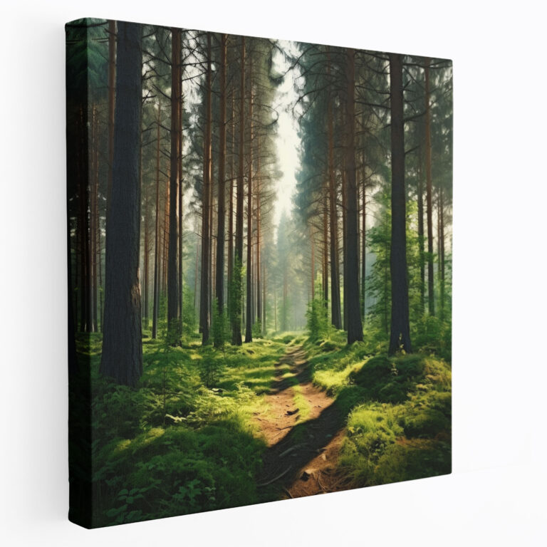 Green Pine Canvas Print - Green Pine, Canvas Wall Art, Home Decoration, Wall Decoration