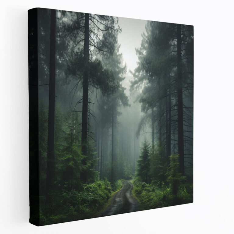 Green Pine Wall Art - Green Pine, Green Pine, Canvas Wall Art, Wall Art