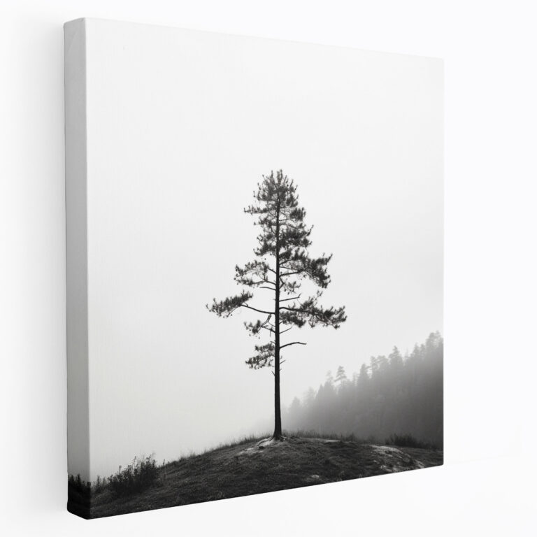 Green Pine Canvas Print - Green Pine, Wall Decoration, Home Decoration, Wall Art