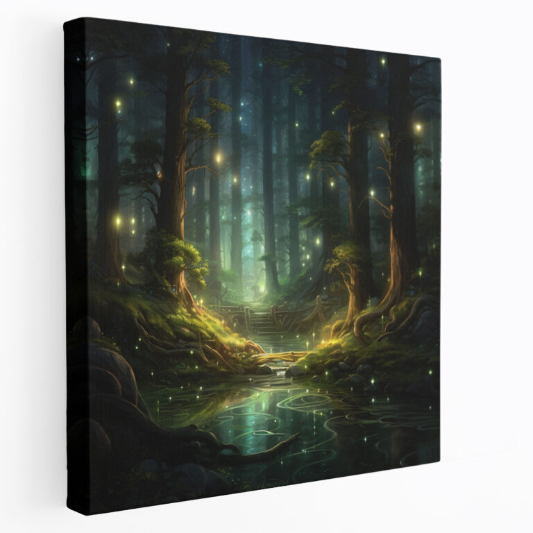 Green Pine Wall Art - Green Pine, Wall Art, Canvas Wall Art, Canvas Print