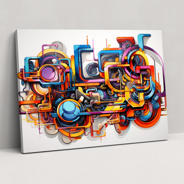 Graffiti Canvas Print - Graffiti, Graffiti, Wall Art, Canvas Wall Art