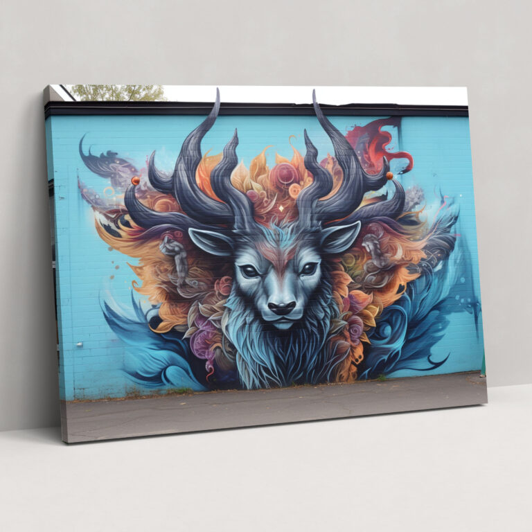 Animal Graffiti Wall Art - Graffiti, Nature, Home Decoration, Urban Walls