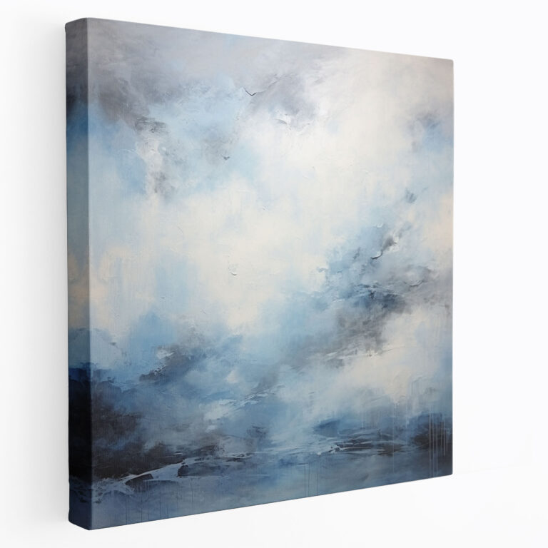 Gray Storm Canvas Print - Gray, Canvas Print, Home Decoration, Gray