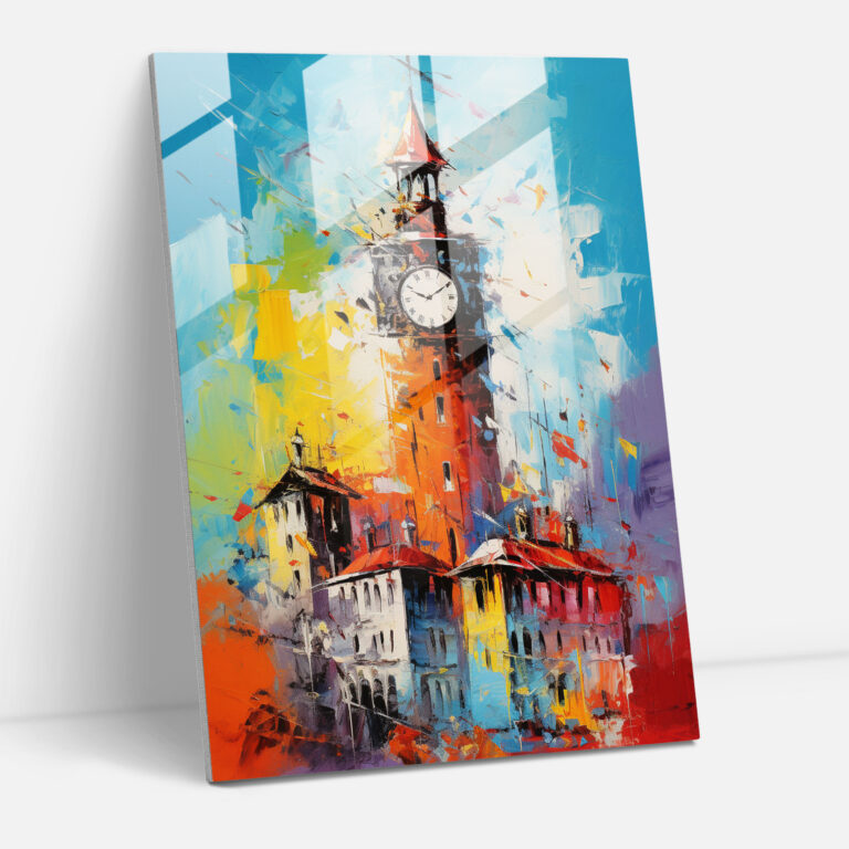 Galata Tower Glass Print - Galata Tower, Home Decoration, Galata Tower, Glass Wall Art