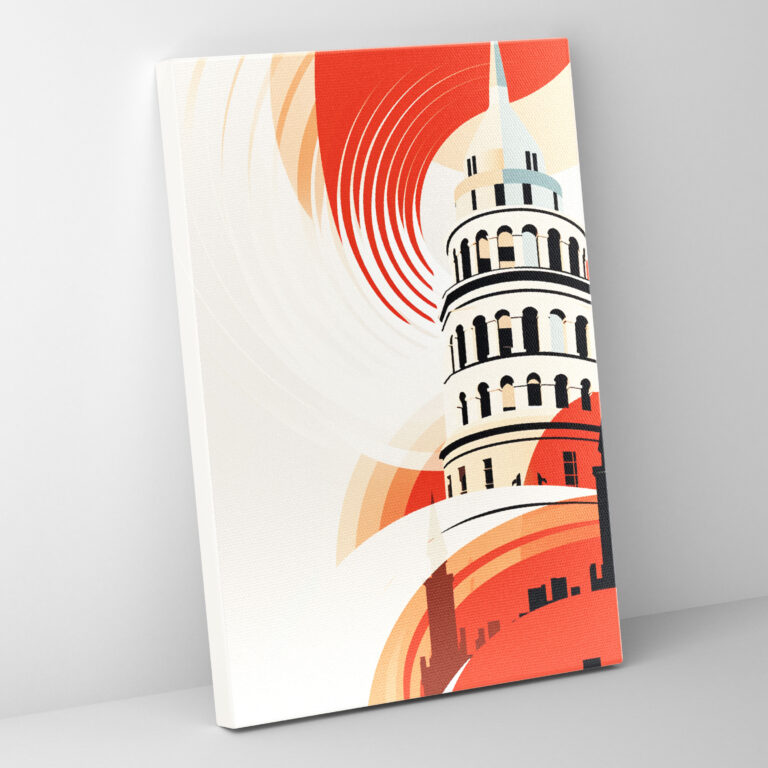 Galata Tower Wall Decoration - Galata Tower, Contemporary, Sleek, Wall Art