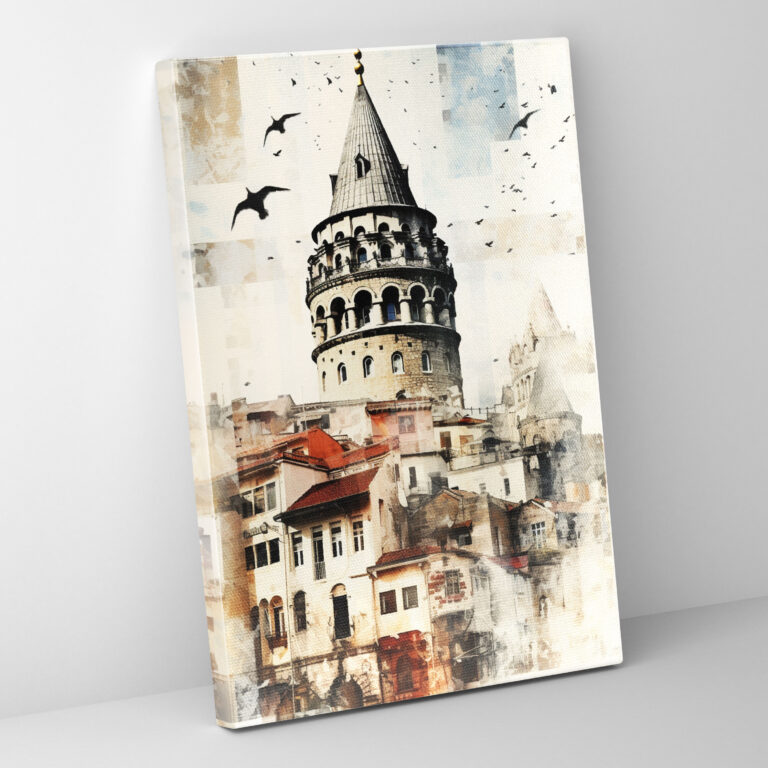 Galata Tower Wall Art - Galata Tower, Photographic Fusion, Wall Art, Galata Tower
