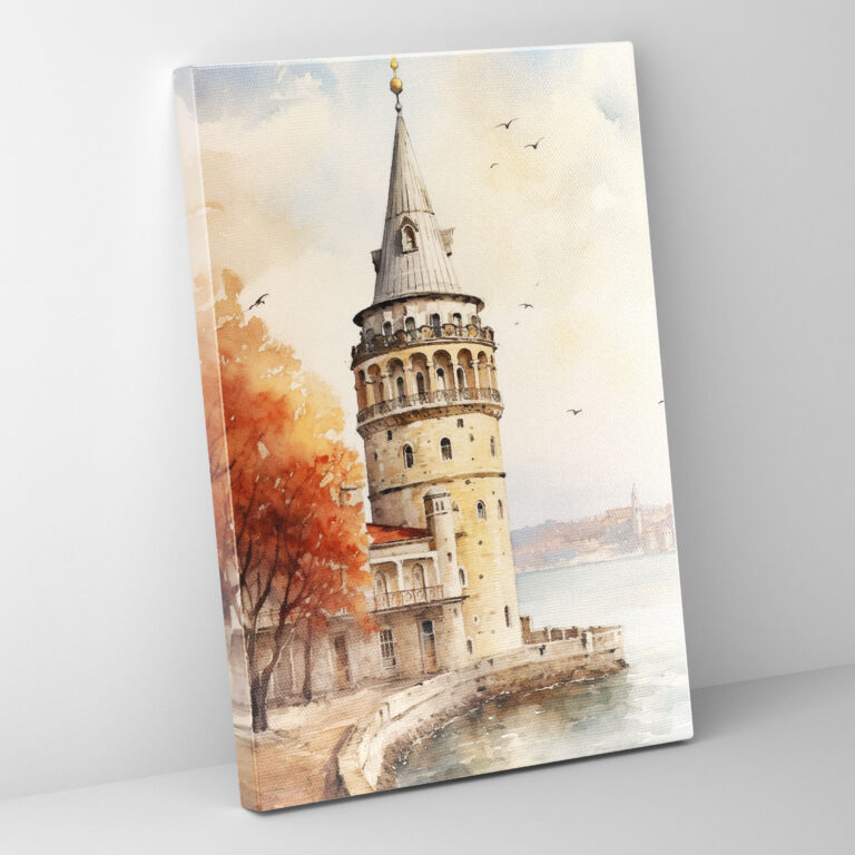 Galata Tower Canvas Print - Galata Tower, Canvas Wall Art, Canvas, Galata Tower