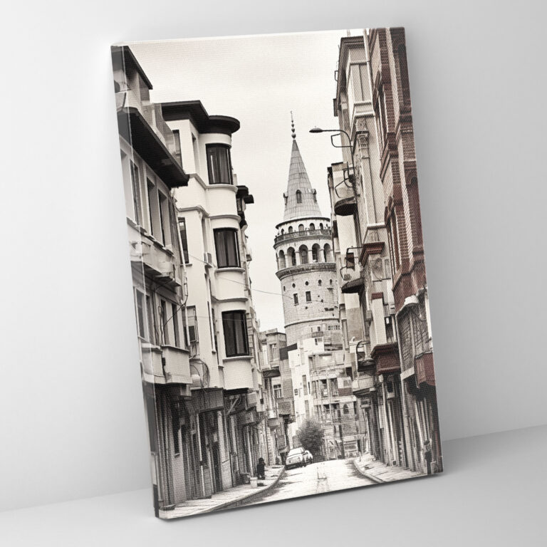 Galata Tower Canvas Print - Galata Tower, Canvas, Wall Art, Wall Decoration