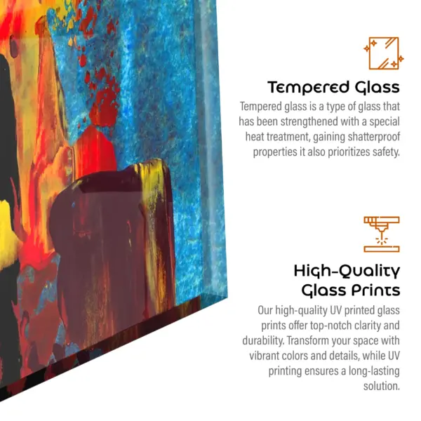 Abstract Butterfly Glass Art - Dried Butterflies, Glass Print, Modern Art, Abstract - Image 4