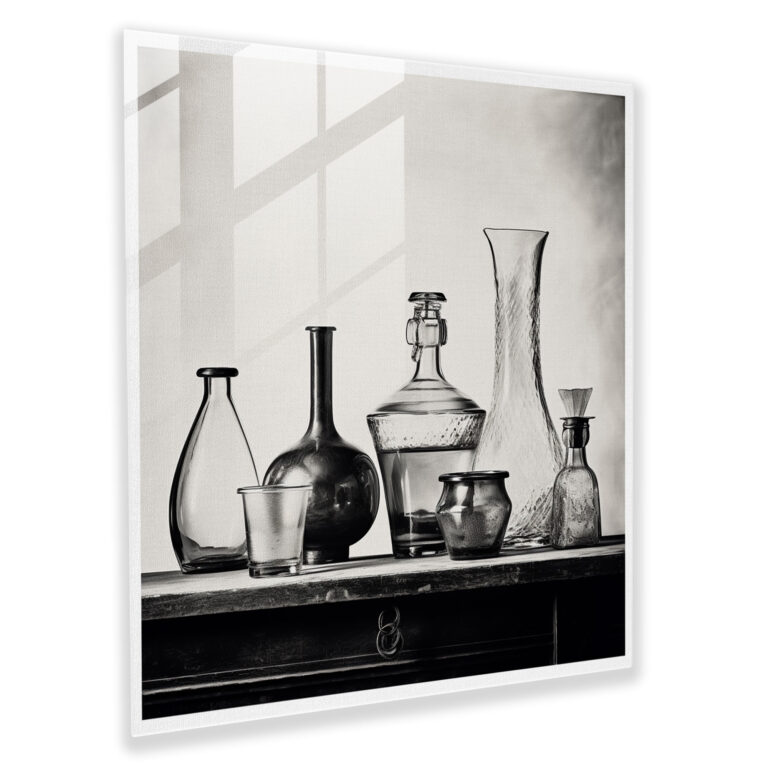 Hermes Glass Print - Vintage Glass Wall Art - Hermes, Wall Decoration, Glass Art, Home Decoration