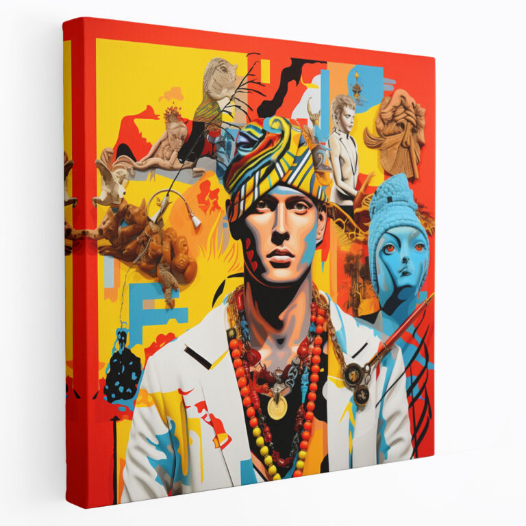 Vibrant Iconography Wall Art - Hermes, Versatility, Wall Art, Wall Decoration