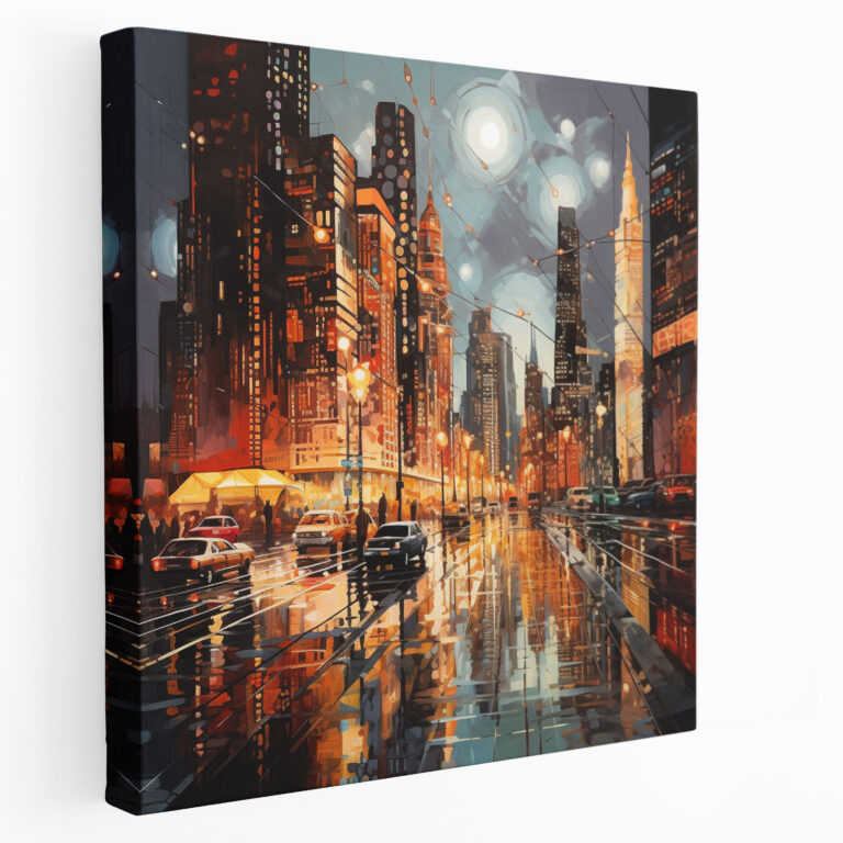 Hermes Canvas Print - Cityscape Wall Art - Hermes, Canvas Wall Art, Contemporary, Cityscape