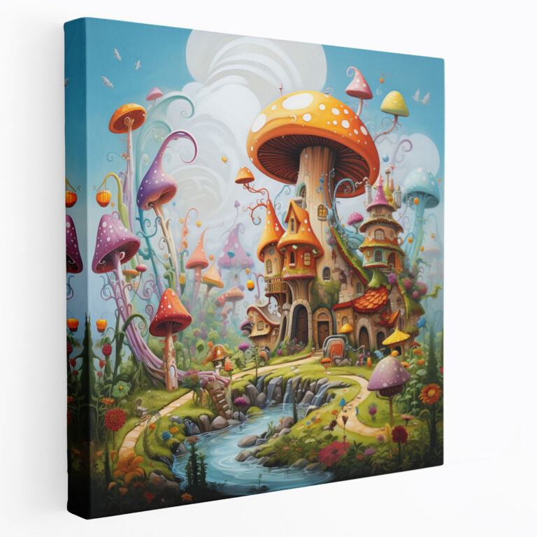 Hermes Canvas Print - Whimsical Wall Art - Hermes, Canvas, Fantastical, Wall Decoration