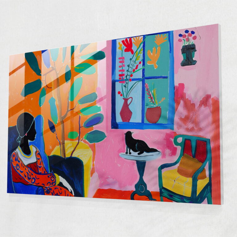 Henri Matisse Glass Print Wall Decoration - Henri Matisse, Henri Matisse, Glass Wall Art, Glass Art