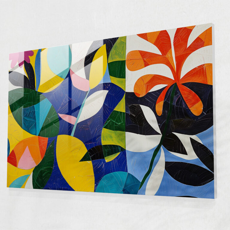Organic Shapes Henri Matisse Glass Print - Henri Matisse, Home Decoration, Henri Matisse, Wall Decoration