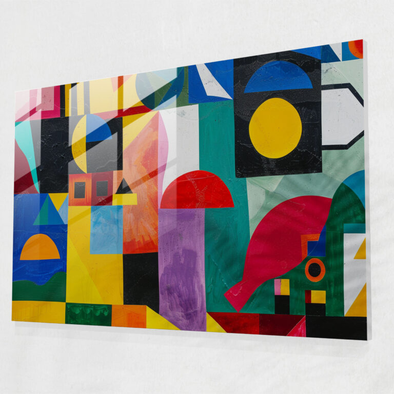Henri Matisse Glass Print - Abstract Geometric Shapes - Henri Matisse, Henri Matisse, Glass Art, Modern Art