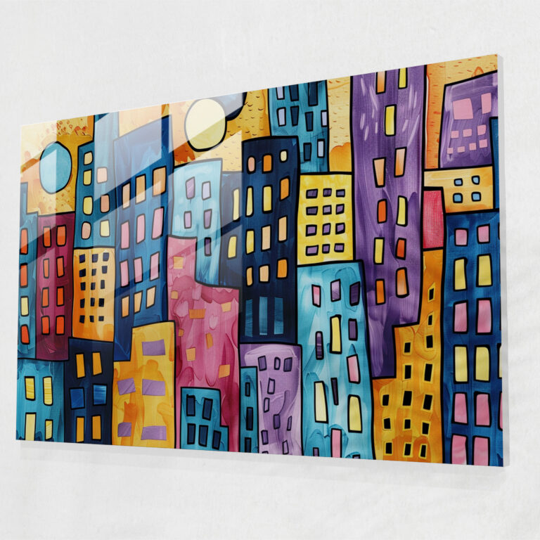Henri Matisse Glass Art - Abstract Cityscape - Henri Matisse, Wall Decoration, Modern Art, Henri Matisse